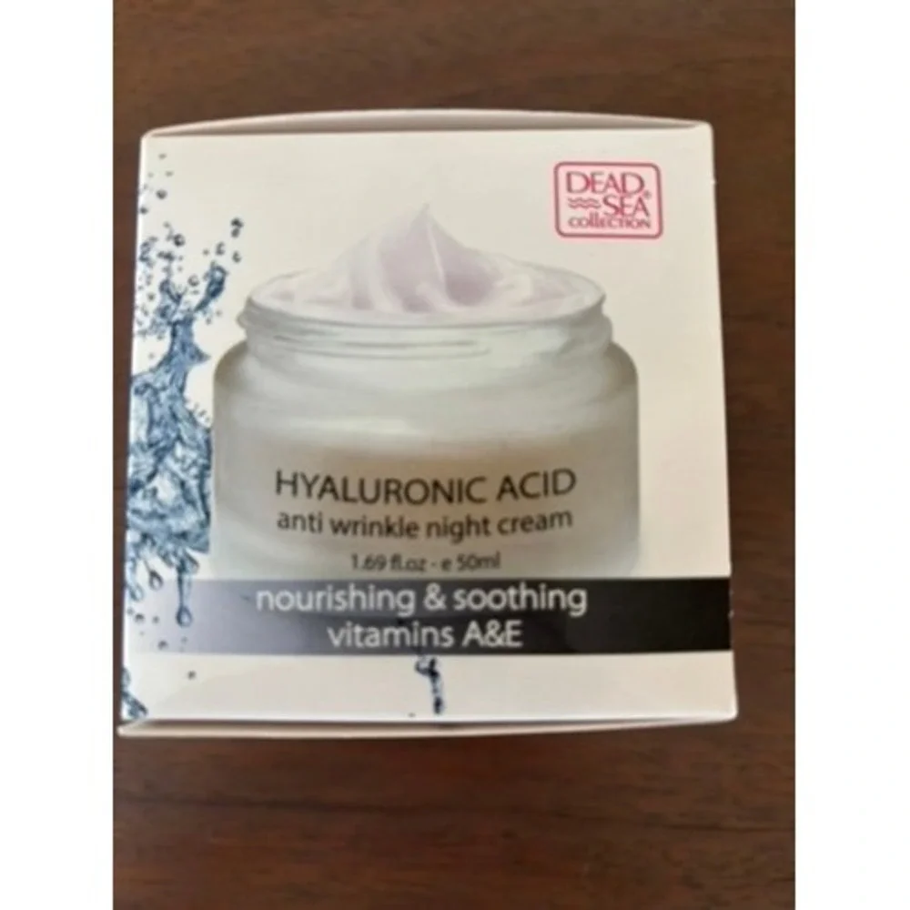 Dead Sea Collection Anti Wrinkle Night Cream Hyaluronic Acid 50ml (1.69 fl oz)